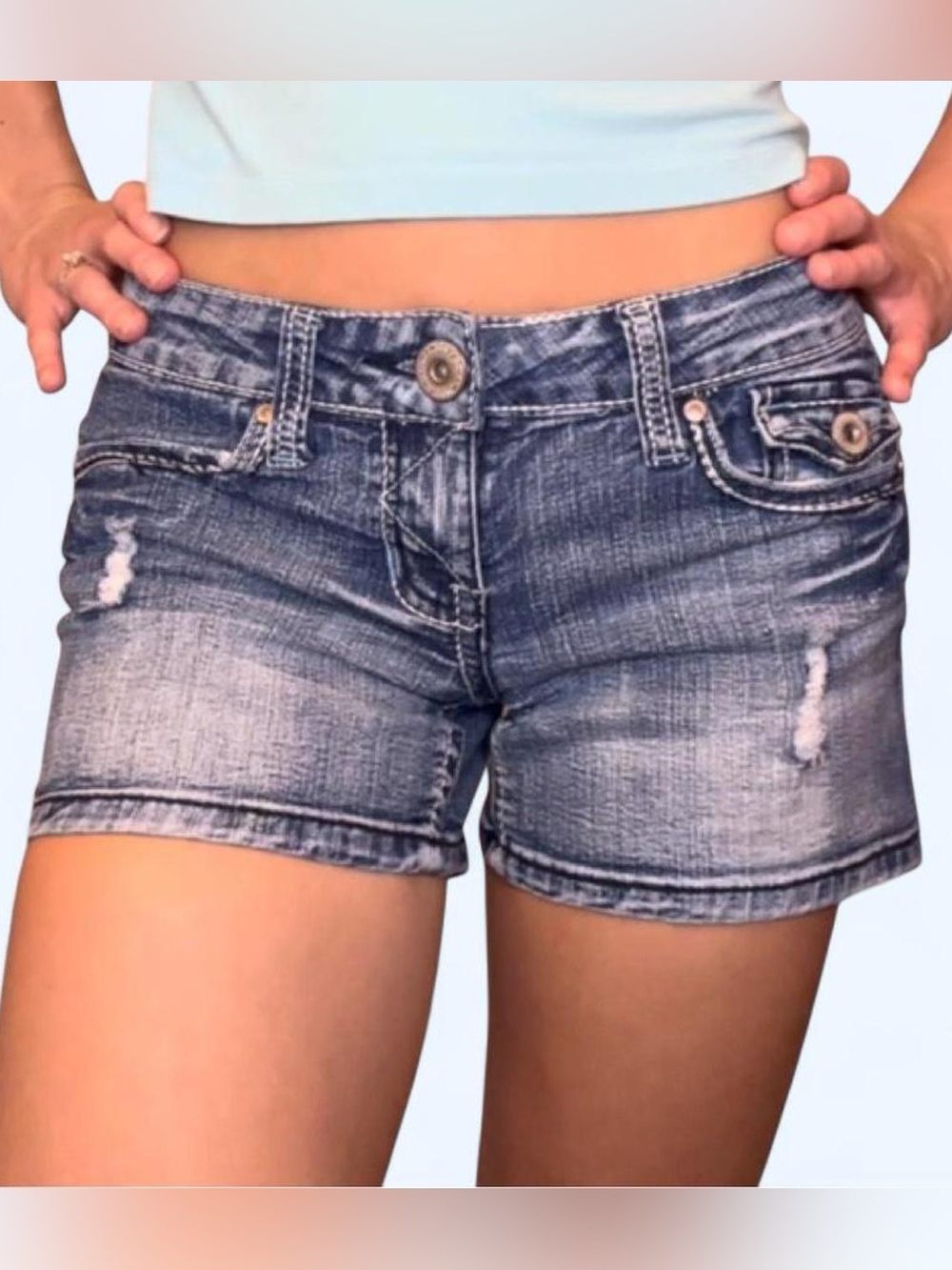 Vintage Y2K Denim Low Rise Shorts